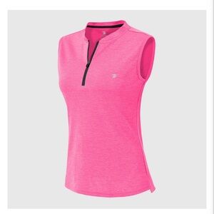 Sleeveless golf shirt